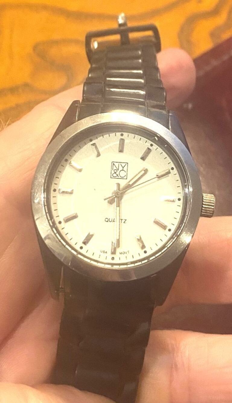 Men's 36mm Black Rein New York & Co Watch
